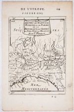 1683 MAPPA DEL NORD ITALIA