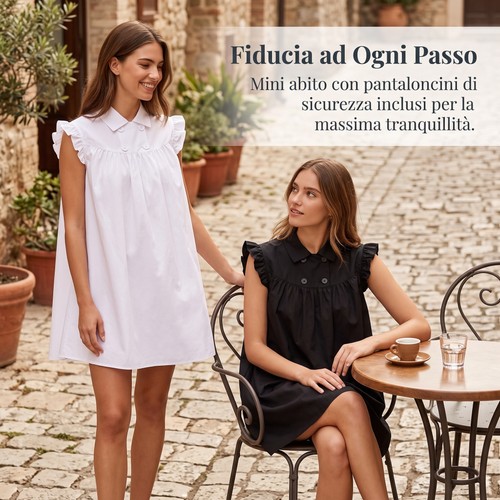 Mini abito donna estivo casual - mini,