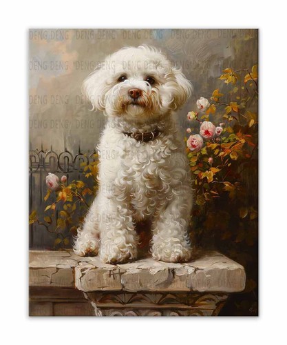 Bichon frise vintage - bichon,