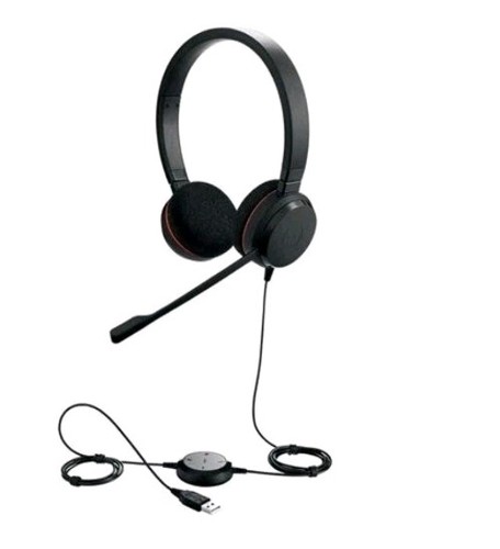 Jabra evolve cuffie - ms,