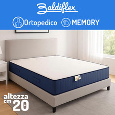 Materasso Memory Foam Ortopedico Baldiflex RelaxOne 20 Made in Italy