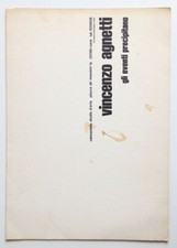 Vincenzo Agnetti Gli eventi
