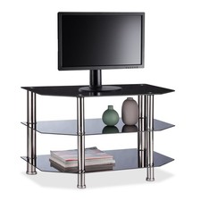 Tavolo TV Vetro Nero Tavolo TV