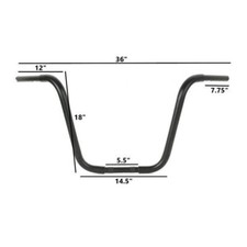 Manubrio 1-1/4'' 18'' Rise Ape