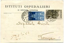 (B356) c. da NOVENTA VICENTINA del 1946 aff. repubbliche l.1+l.2 per Vicenza