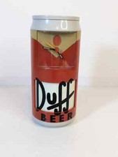 The Simpsons Homer Duff Beer Can Light Up Musical Alarm Clock RARE FULLY WORKING