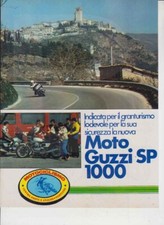 advertising TEST MOTO GUZZI SP 1000  1978 MAXIMOTO MOTOITALIANE EPOCA