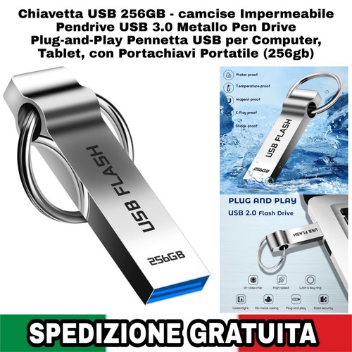 Chiavetta usb 256gb - chiavetta,