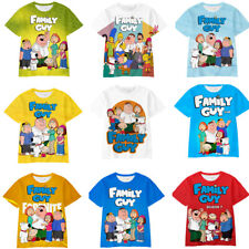 Cosplay Family Guy Stewie Brian Griffin 3D T-Shirts Adult Kids Sport Top T-Shirt