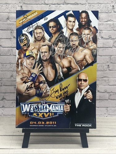 Wwe wrestlemania autografo - 27,