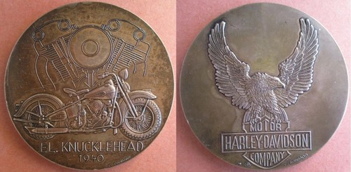 Médaille harley davidson - harley,