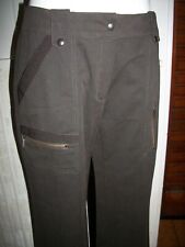 Pantalon habillé coton marron