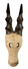 Maschera Antilope Kwele Africana 63 Cm Arte Etnica Tradizionale #445