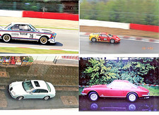 2002 ? LOTTO 4 FOTO 10x15 ORIGIN FERRARI 330 GT JAGUAR S TYPE BMW 635 GR5 LOTUS