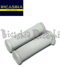 1853 SERIE COPPIA MANOPOLE GRIGIE VESPA 50 SPECIAL N L R 125 ET3 PRIMAVERA 24 MM