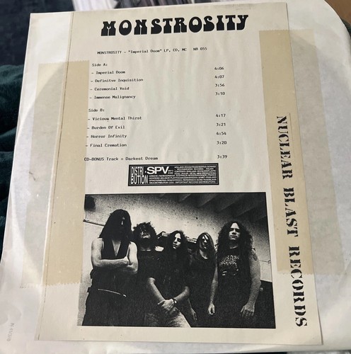Monstrosity imperial doom - monstrosity,