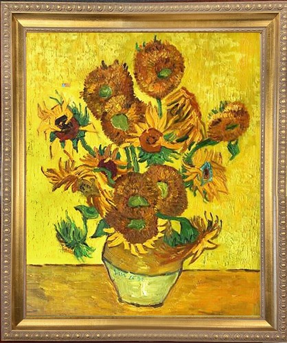 Van gogh girasoli quadro olio - van,
