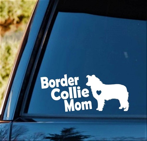 Adesivo border collie mamma - border,