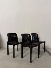 6 sedie “Selene” di Vico Magistretti per Artemide, anni ’60, chairs, mid-century