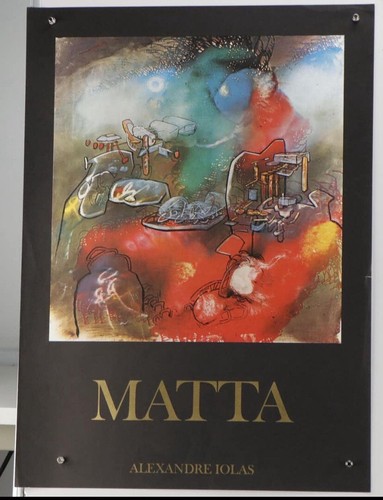 Roberto matta 1976 raro poster - roberto,
