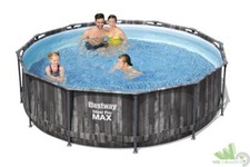 Piscina bestway effeto legno - piscina,