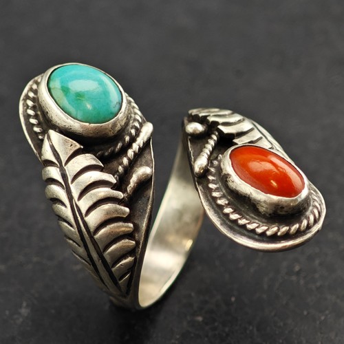 Anello wrap corallo - anello, sw