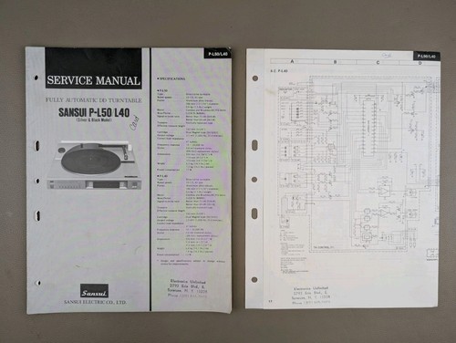 Sansui l50 l40 giradischi dd - giradischi,