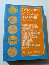 CATALOGO UNIFICATO Monete Italiane 1992 ALFA Vaticano San Marino Numismatica