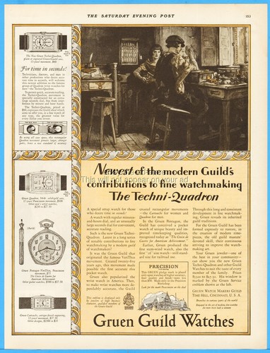 1929 gruen watchmakers - 1929,