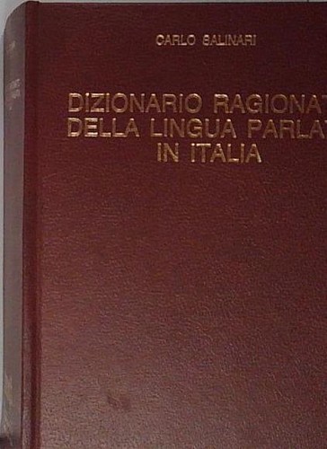 Balinari dizionario ragionato - balinari,