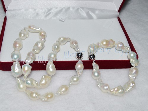 Set bracciale collana perle - bracciale,