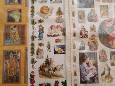 Carta per decoupage Stafil cm 50x70, 10% sconto, immagini sacre, angeli, Klimt