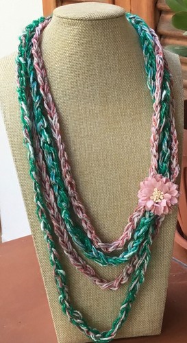 Collana donna fatta mano - mano, in
