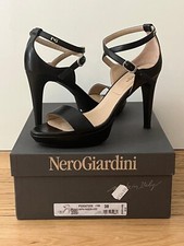 Scarpe Decollete Donna Nero Giardini Pelle Nero Num.38 - P908470DE /100 - Usate