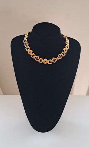 Collana maglia cristallo - collana,