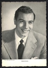 Cartolina attore Mario Lanza