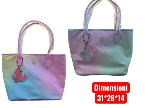 Borsa tinta unita big gradiant - borsa,