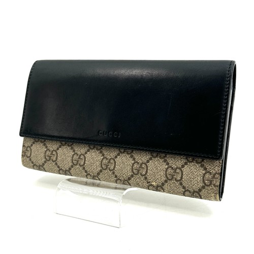 Gucci wallet black leather - black,
