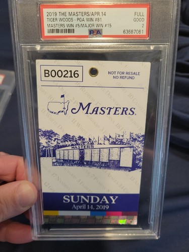 Raro 2019 tiger - woods, masters