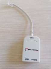 FILTRO ADSL PRESA 1-OUT MODEM  ADSL/ 1-OUT PHONE- SPINA RJ - 