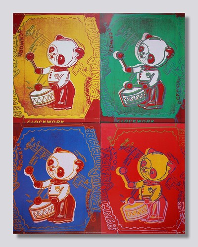 Andy warhol four - andy, pandas»