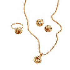 Elegante set gioielli oro