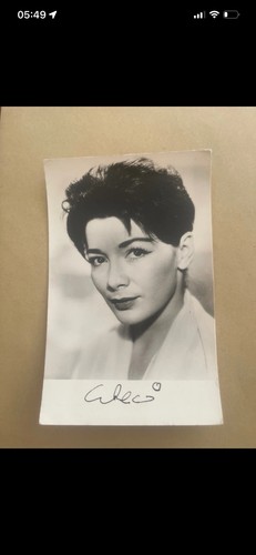Carte postale chanteuse - postale,