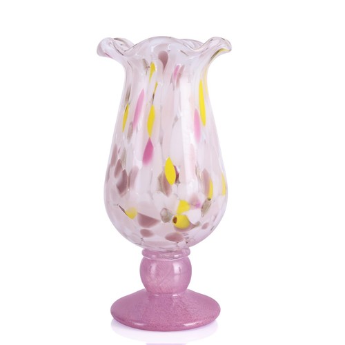 Vaso vetro soffiato mano - soffiato, a