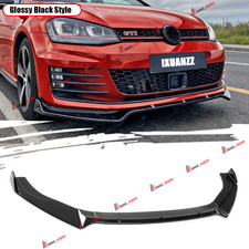 Gloss Black Front Bumper Lip