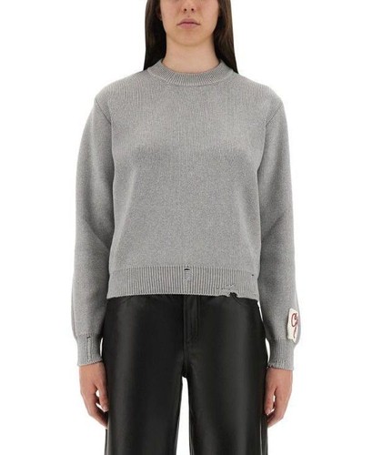 Maglione girocollo misto