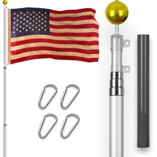 Telescoping flagpole - telescoping,