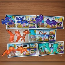 Lotto 5 Sorprese Dinosauri Funko Jurassic World 2024 Kinder Joy PTERODATTILO Kid
