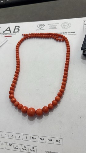Collana corallo salmone - collana,
