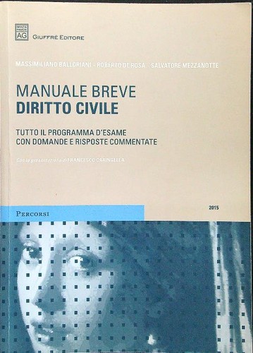 Diritto civile manuale breve - civile.,